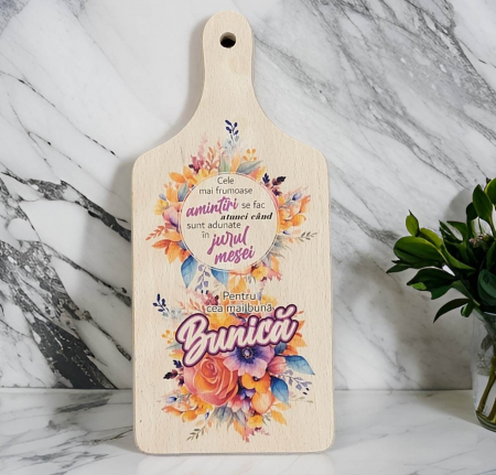 Tablouri personalizate - Tocator personalizat "Pentru cea mai buna Bunica"