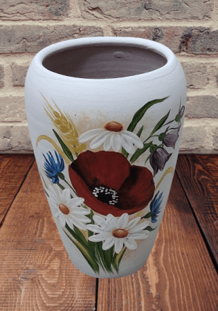 Idei de cadouri - Vaza din ceramica, Inaltime 15 cm, Pictata manual-31