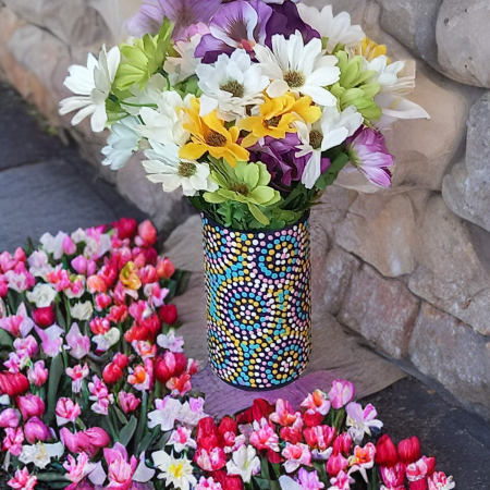 Vaza din ceramica, Pictata manual-12 [1]