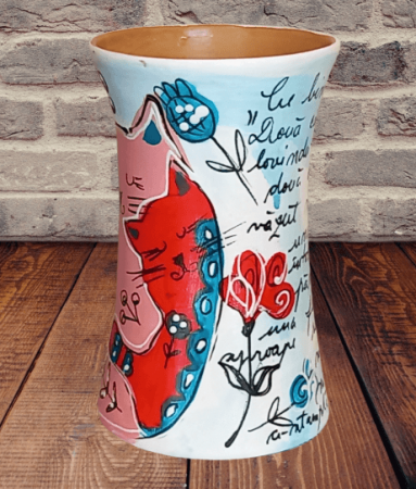 Vaza din ceramica, Pictata manual-20 [1]