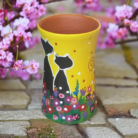 Vaza din ceramica, Pictata manual-8 [0]