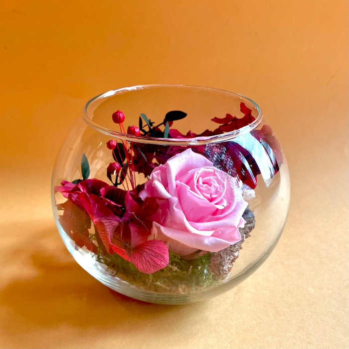 Aranjament Terariu floral 11x14cm [4]