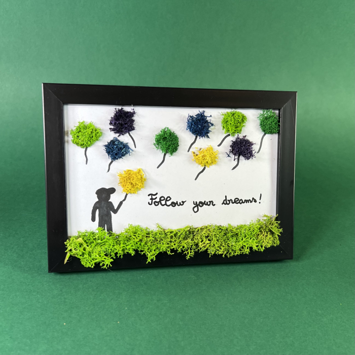 Tablou Follow your dreams, boy! 10x15cm [3]