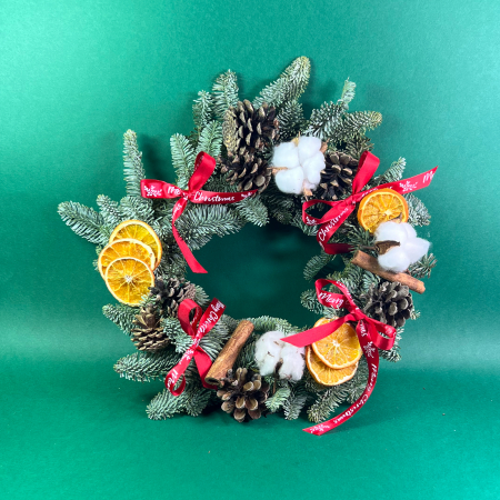 MAGIA CRACIUNULUI - Coronita natur subtire