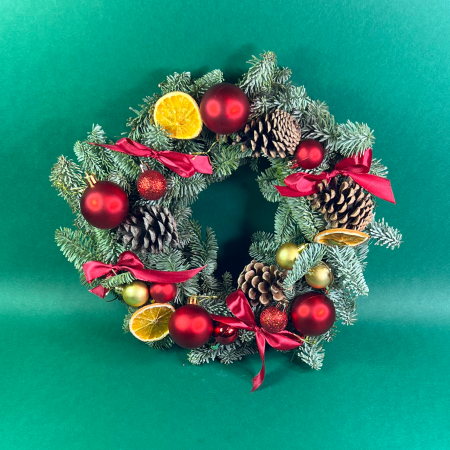 MAGIA CRACIUNULUI - Coronita subtire rosie