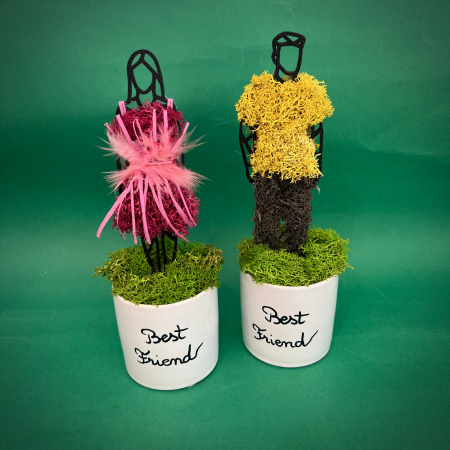 Mici cadouri naturale - Aranjament Best Friend (two) 23X8cm