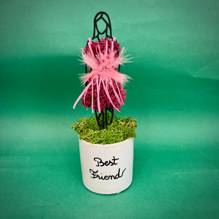 Mici cadouri naturale - Aranjament Best Friend (she) 23X8cm