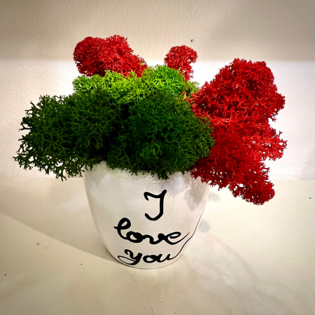 Love Story - Aranjament Love you 15x9cm