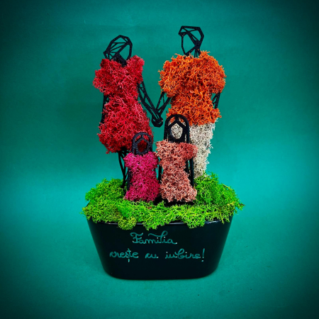 Love Story - Aranjament Familie fetite 24X17x15cm