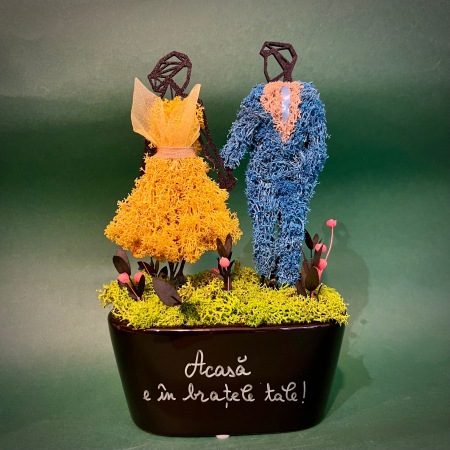 Love Story - Aranjament Acasa la tine in brate 24X17x15cm