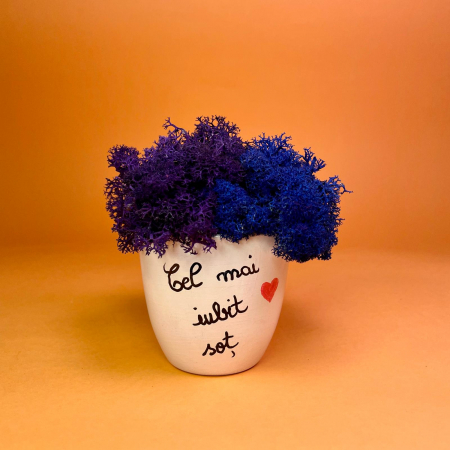 Love Story - Aranjament Iubit Sot 9x9cm