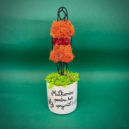 PERSONALIZATE - Aranjament Personalizat Femeie/Barbat 23X8cm