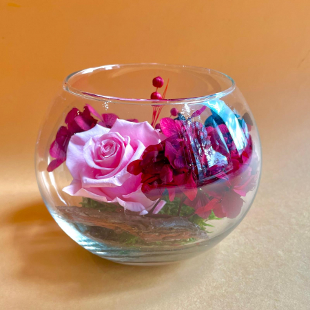 Aranjament Terariu floral 11x14cm [2]