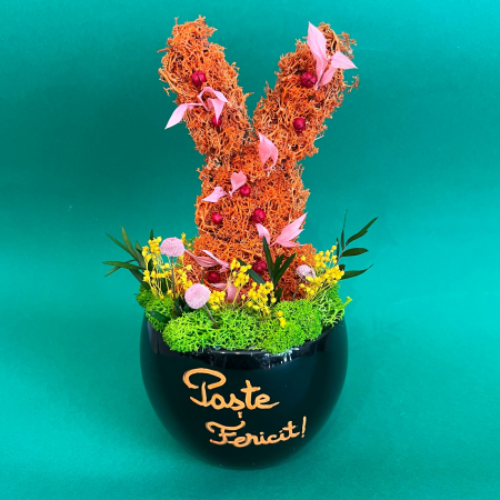 Paste - Aranjament Iepurila Morcovila 24X11cm