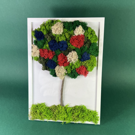 TABLOURI LICHENI - Tablou Copacel colorat 21x30cm