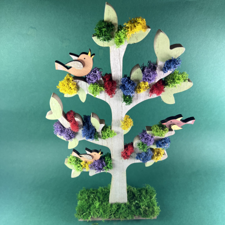 Mici cadouri naturale - Copacel cu pasarele