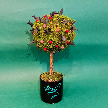 MINI COPACEI - Copacel La multi ani cu floricele 25x13cm