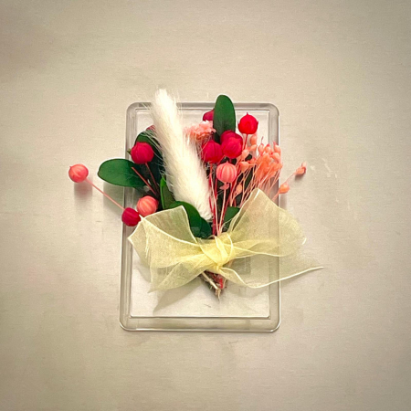 Mici cadouri naturale - Magnet Buchetel de flori 8x5cm