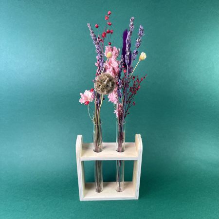 Mici cadouri naturale - Aranjament cu eprubete