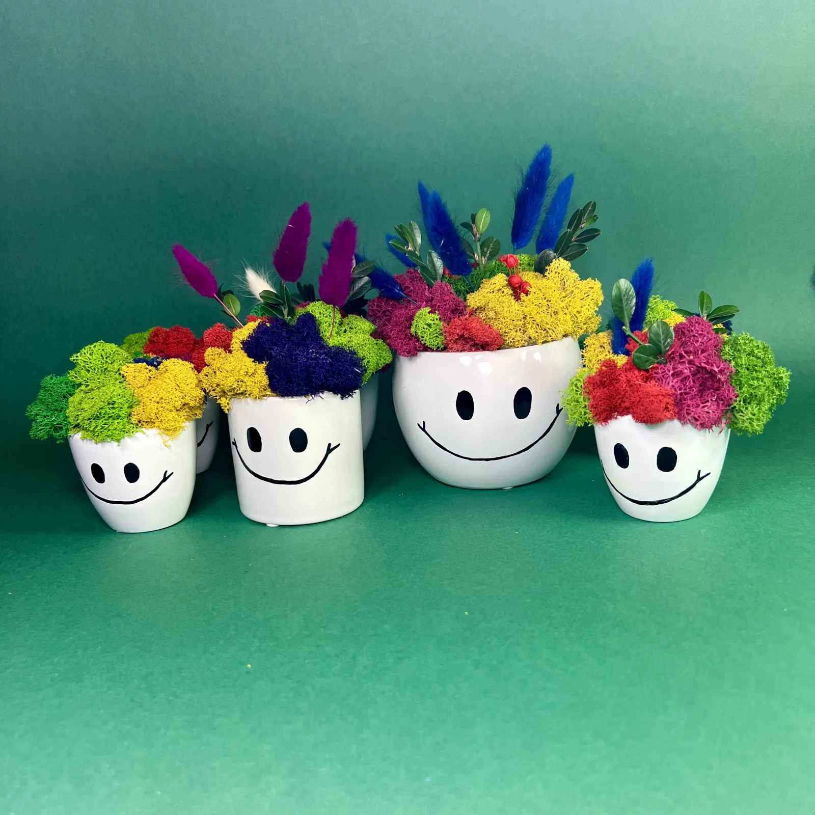 Aranjament Zambareata cu flori personalizabil 15x9cm [4]