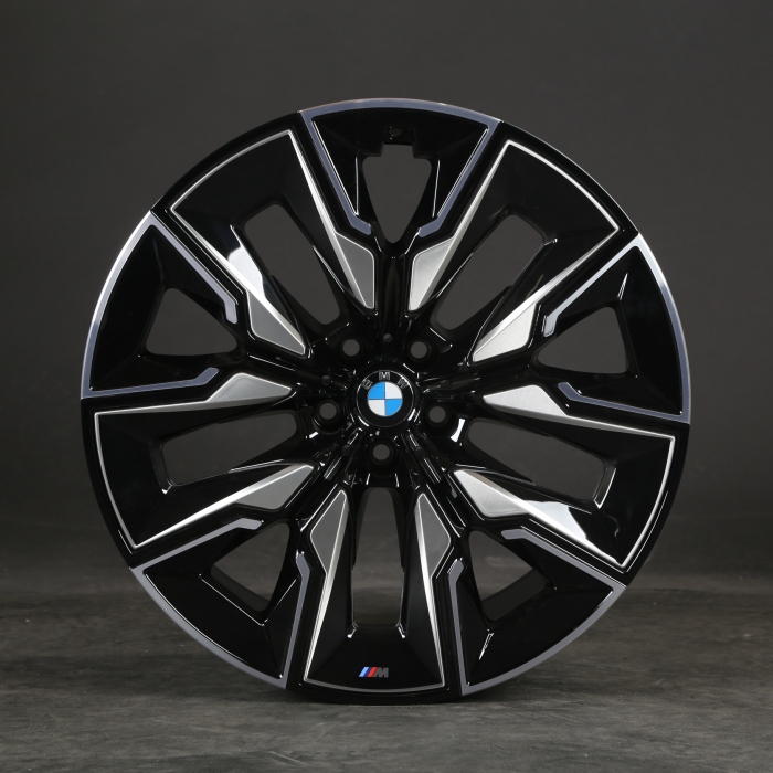 36115A41F79 Janta aliaj usor - M Performance Aerodynamic Wheel 909M - Bicolor Negru (Jet Black Uni/Bright Turned) - 10,5JX21 ET:44 - BMW Seria 7 G70 [1]