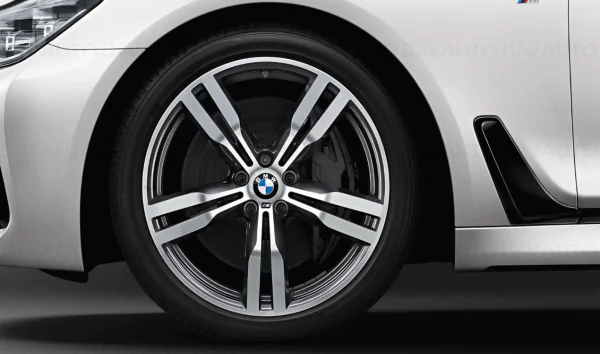 36117850582 Janta aliaj usor - M Performance Double Spoke 648M - Bicolor Gri (Orbitgrey/Bright Polished) - 8,5JX20 ET:25 - BMW Seria 6 G32, Seria 7 G11 G12 [1]