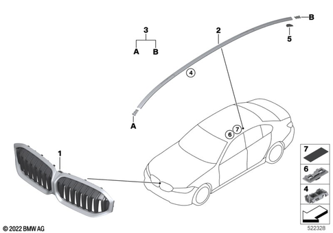 51115A1BF70 GRILA FATA BMW SERIA 3 G20 G21 LCI [1]