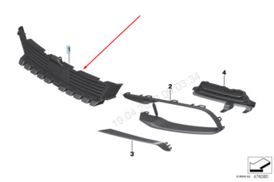 51117362691GRILA BMW SERIA 6 F06 F12 F13 LCI [1]