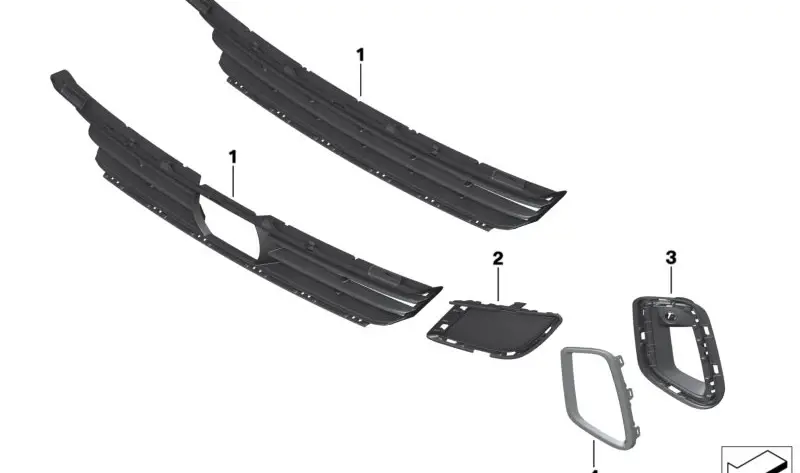 51119463489 TRIM NEGRU STG BMW SERIA 6 G32 LCI [1]