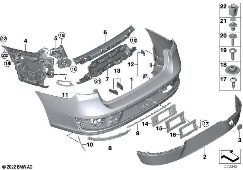 51125A3DA91 BARA SPATE BMW SERIA 7 G70 [1]