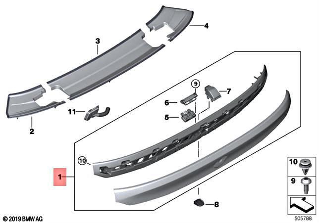 51137483595 ELEMENT HAION BMW SERIA 6 GT [1]