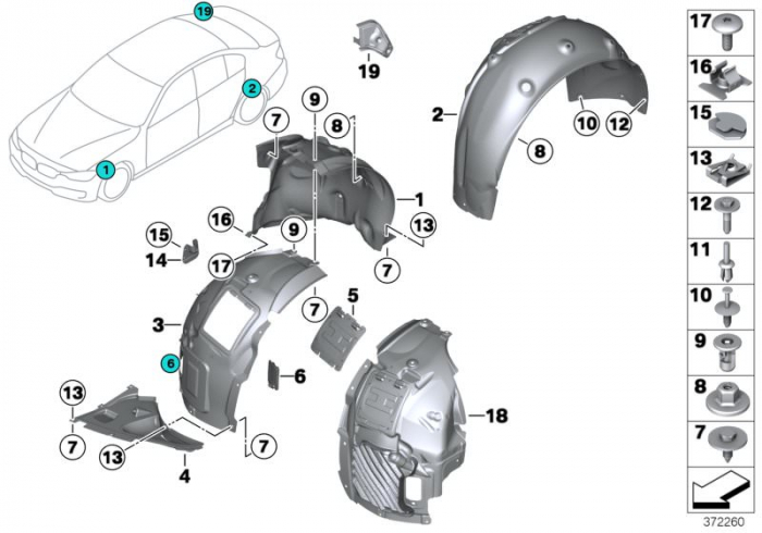 51717260747 CARENAJ SPATE BMW SERIA 4 F32 F33 F36 [1]