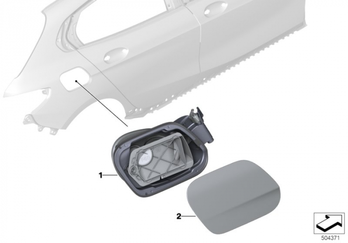 51717454411 CAPAC REZERVOR BMW SERIA 1 F40 [1]