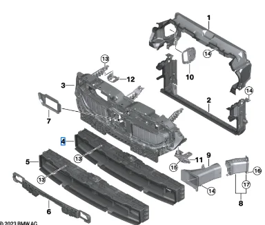 51745A09B56 DEFLECOTR INFERIOR BMW SERIA 5 G60 G61 [1]
