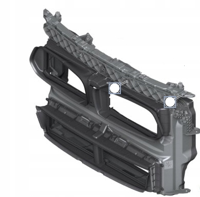 51748493926  Canal aer frontal, cu control clapete, M - BMW X2 F39 [1]