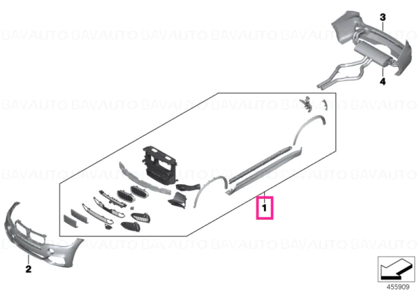 51952356907  M PACHET RETROFIT [ PRAGURI / TRAGER / GRILE ] bmw x5 f15 [1]
