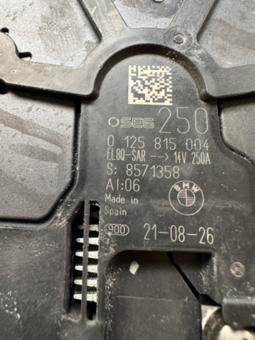 Alternator BMW G20 G30 G11 G12 G01 G02 G05 G06 G07  12318571358 [3]