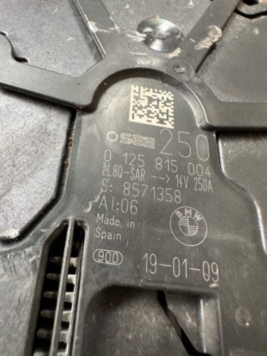 Alternator BMW seria 3,5,7 G20 G30 G11 G12 X5 G05 X6 G06 X7 G07 12318571358 [3]