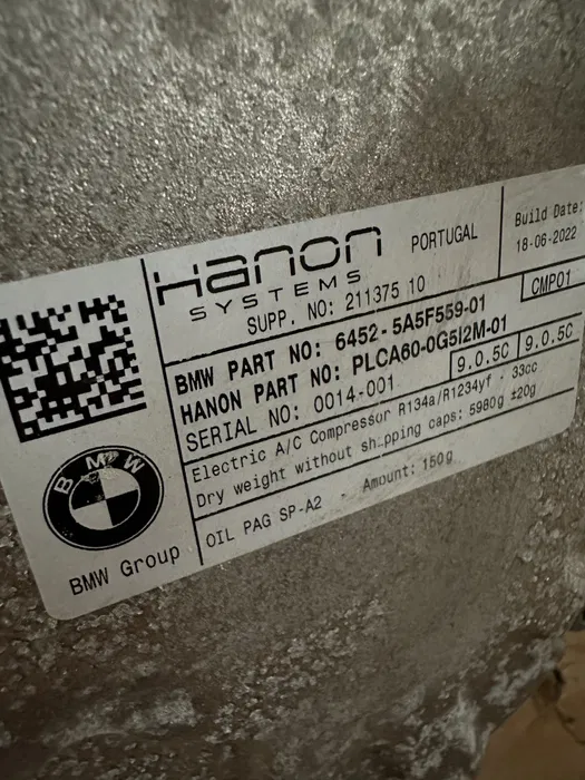 Compresor AC O.E. 64525a5f559 - BMW seria 3,4,5,6 G20 G30 G31 X3 X4 [1]
