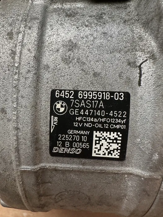 Compresor clima O.E. 64526995918 - BMW seria 3 G20 5 G30 6 G32 7 G11 G12 X5 G05 X6 G06 X [1]