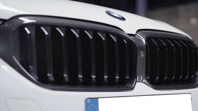 GRILA RADIATOR CARBON M PERFORMANCE O.E. 51712469541 - BMW SERIA 5 G30 G31 [2]