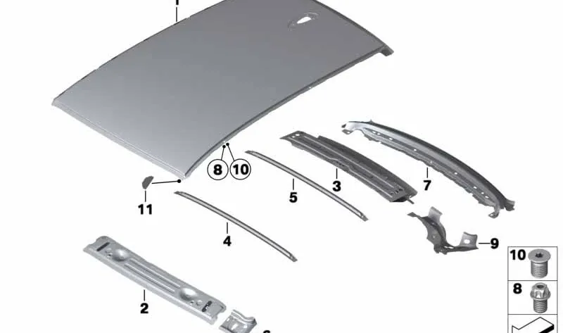 PLAFON PANORAMIC MODEL PENTRU TRAPA ELECTRICA O.E. 41317298199 - BMW SERIA 3 F31 [1]