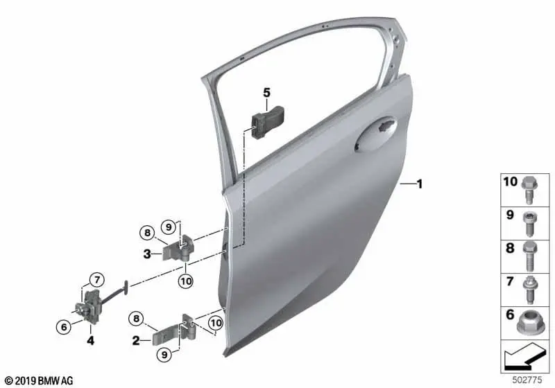 USA SPATE DR O.E. 41517482280 - BMW SERIA 3 G28 [1]