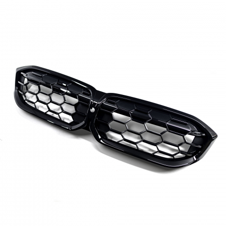 Elemente caroserie - 51115A1BFB2 Grila ornamentala frontala, ICAM/ShadowLine - BMW Seria 3 G20 LCI G21 LCI