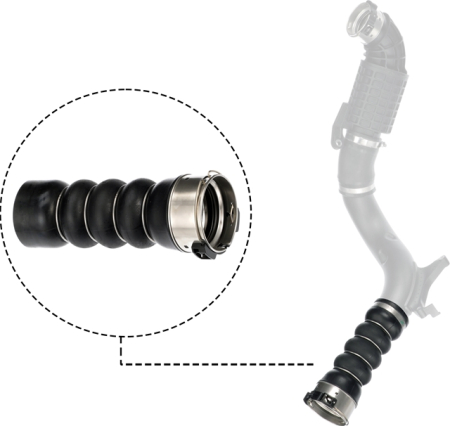 Sistem răcire - 13718655836 FURTUN INTERCOOLER BMW