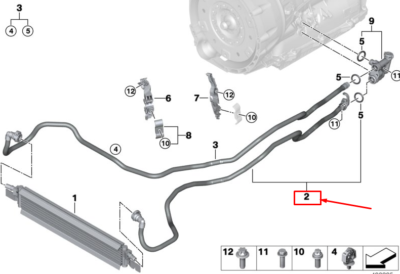 Furtune - 17228654905 CONDUCTA RADIATOR RACIRE ULEI BMW