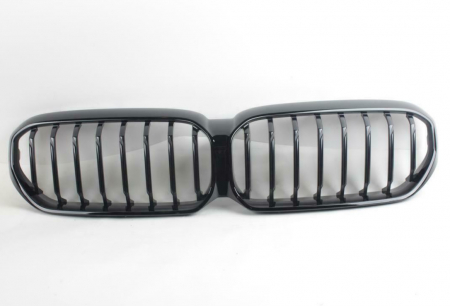 Elemente caroserie - Grila centrala fata (ShadowLine) - BMW Seria 5 G30 G31 51129852168