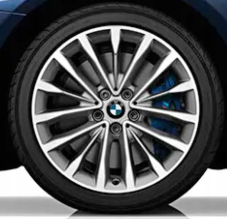 Set roti - 36110048018 Roata completa de iarna - W-Spoke 632 - Goodyear Ultra Grip 8 Performance* (BMW) MO - 245/45R18 100V XL - TPMS / RDCi - BMW Seria 5 G30 G31