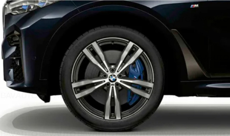 Set roti - 36112471523 Roata completa de iarna - Double-Spoke 754M - cu anvelopa Nokian HKPL R3 SUV - 285/45 R21 - RDCi - BMW X7 G07