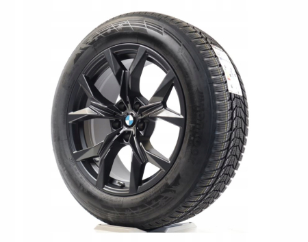 Set roti - 36115B4E9B2 Roata completa de iarna - BMW Y-Spoke 921 cu anvelopa Hankook Winter icept evo3 X * (BMW) - 225/60R18 104H XL - Fara Runflat - BMW X3 M G45